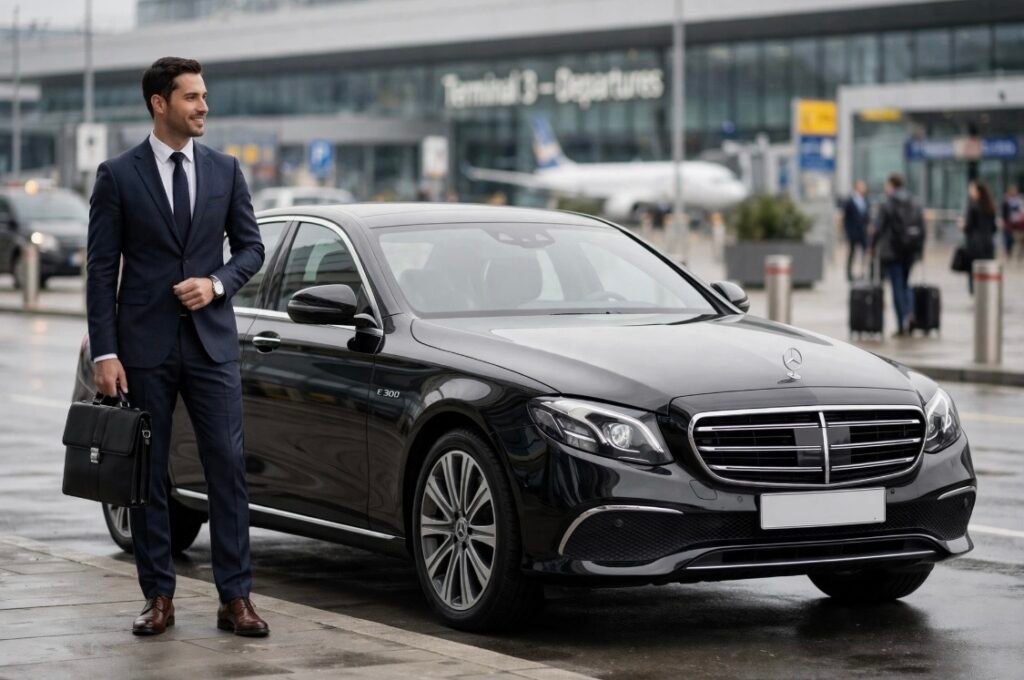 Private chauffeur hourly service RomeMercedes E-Class