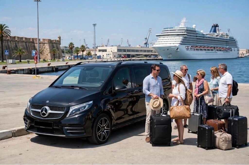 Civitavecchia cruise port transfer to Rome - private transfer with Mercedes V-Class